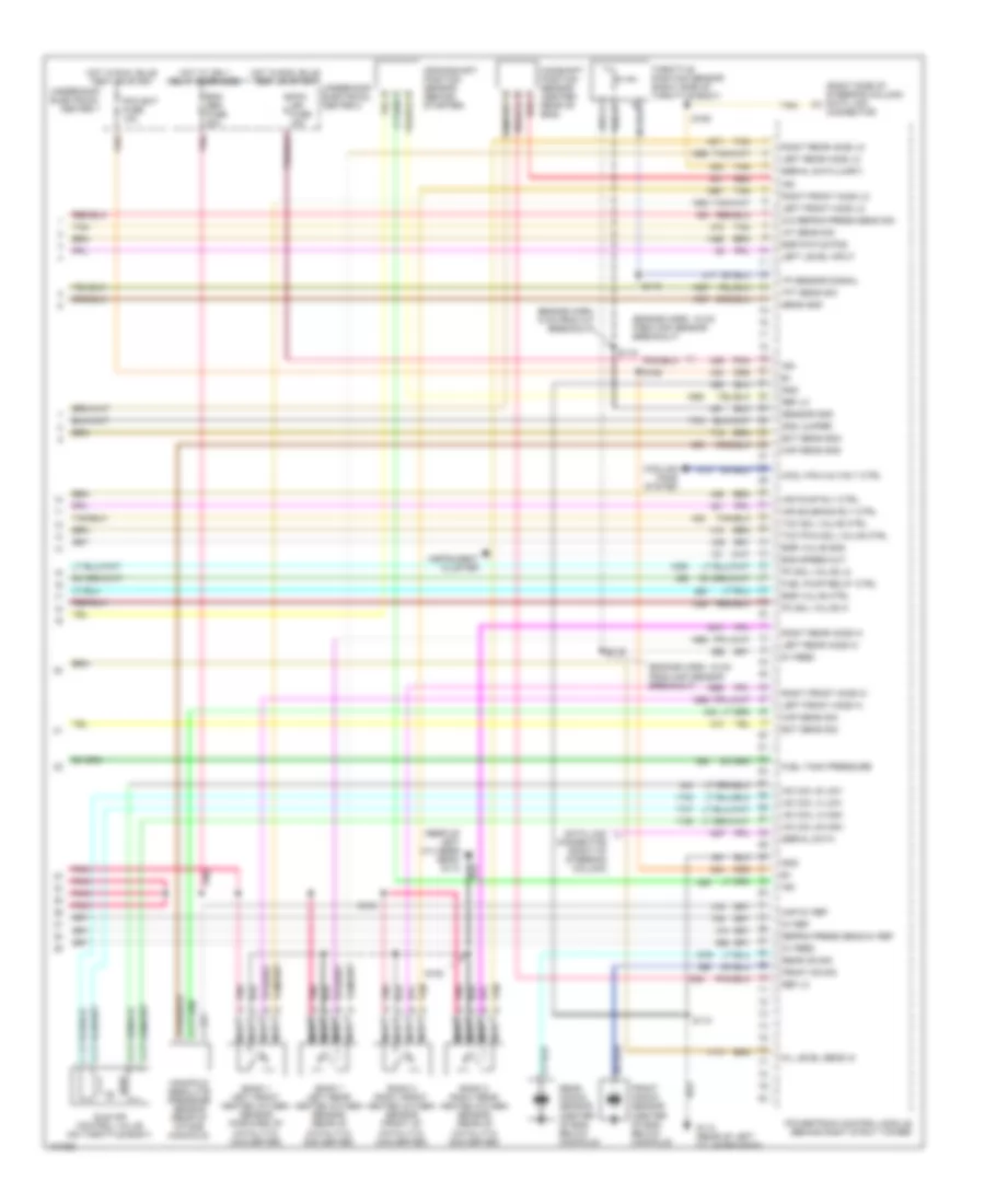 5 7L VIN G Engine Performance Wiring Diagrams 4 of 4 for Pontiac Firebird Trans Am 1998