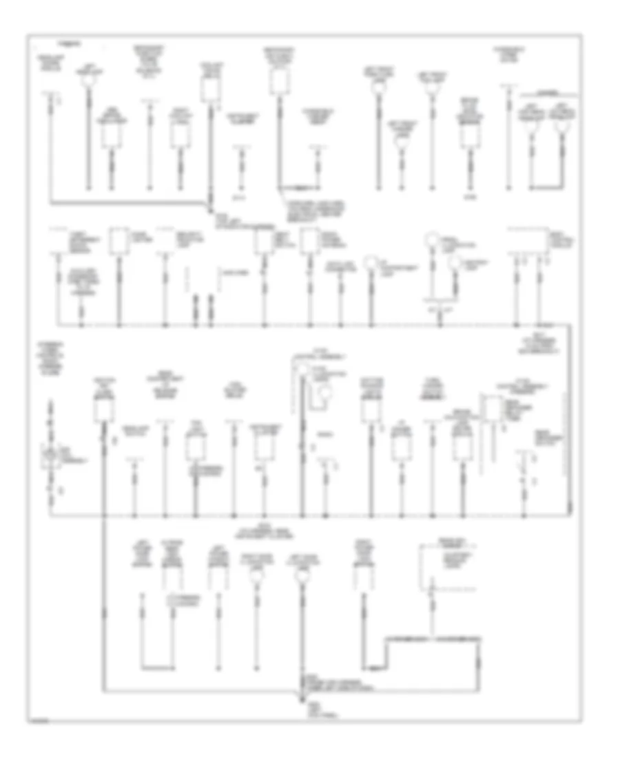 Ground Distribution Wiring Diagram (2 of 3) for Pontiac Firebird Trans Am 1998