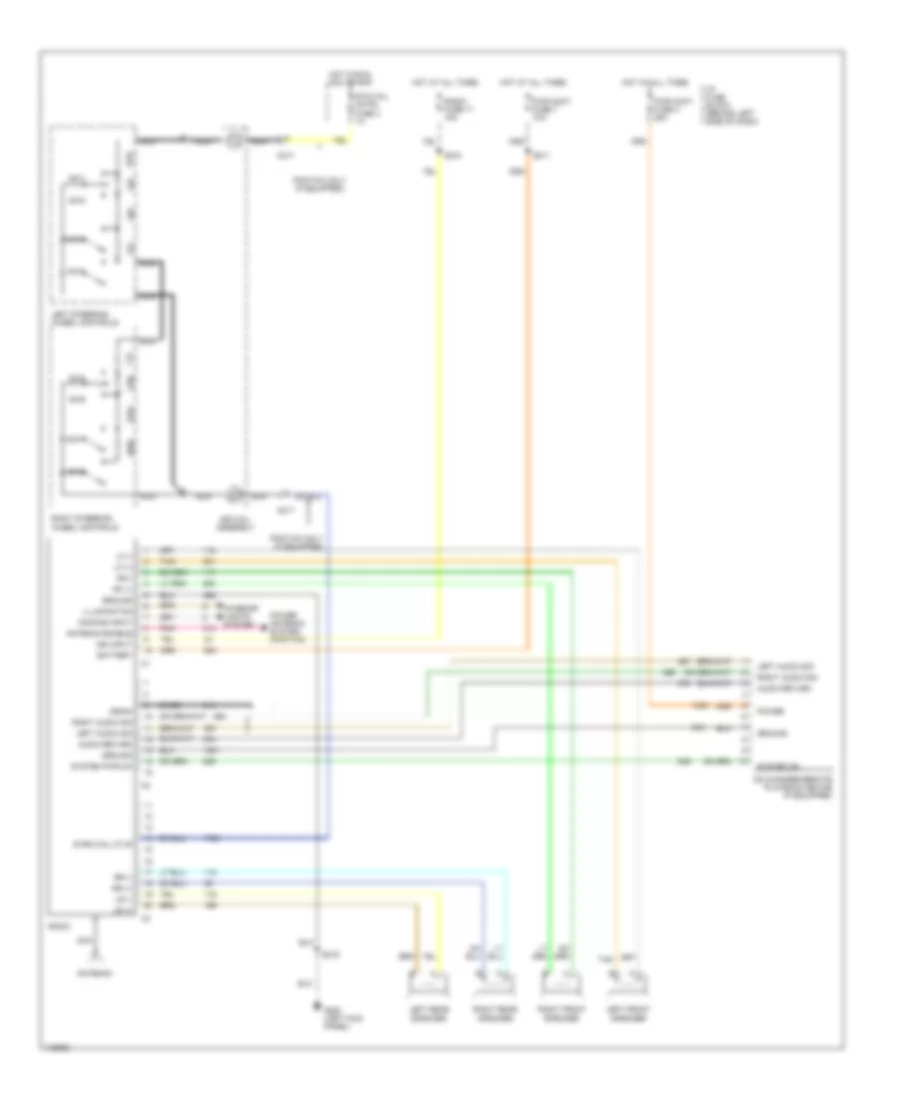 Radio Wiring Diagrams without Amplifier for Pontiac Firebird Trans Am 1998