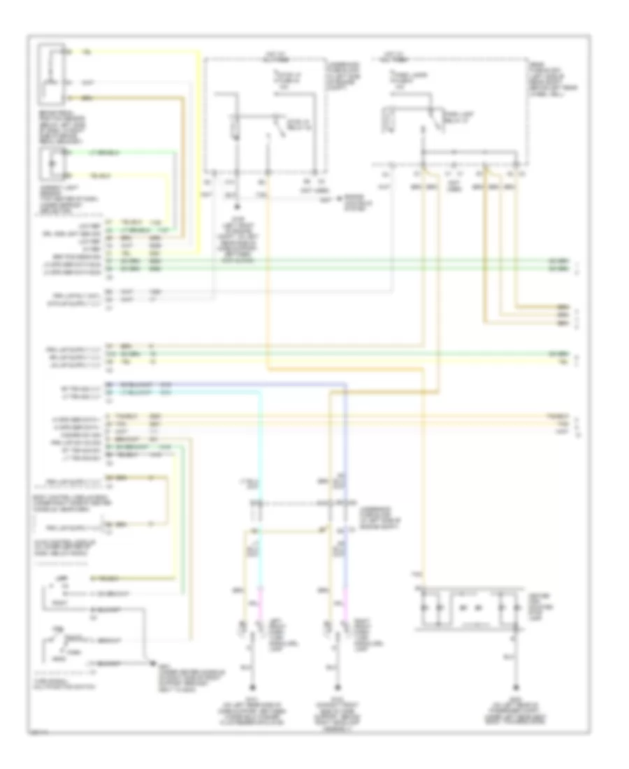Exterior Lamps Wiring Diagram 1 of 2 for Pontiac G6 2005