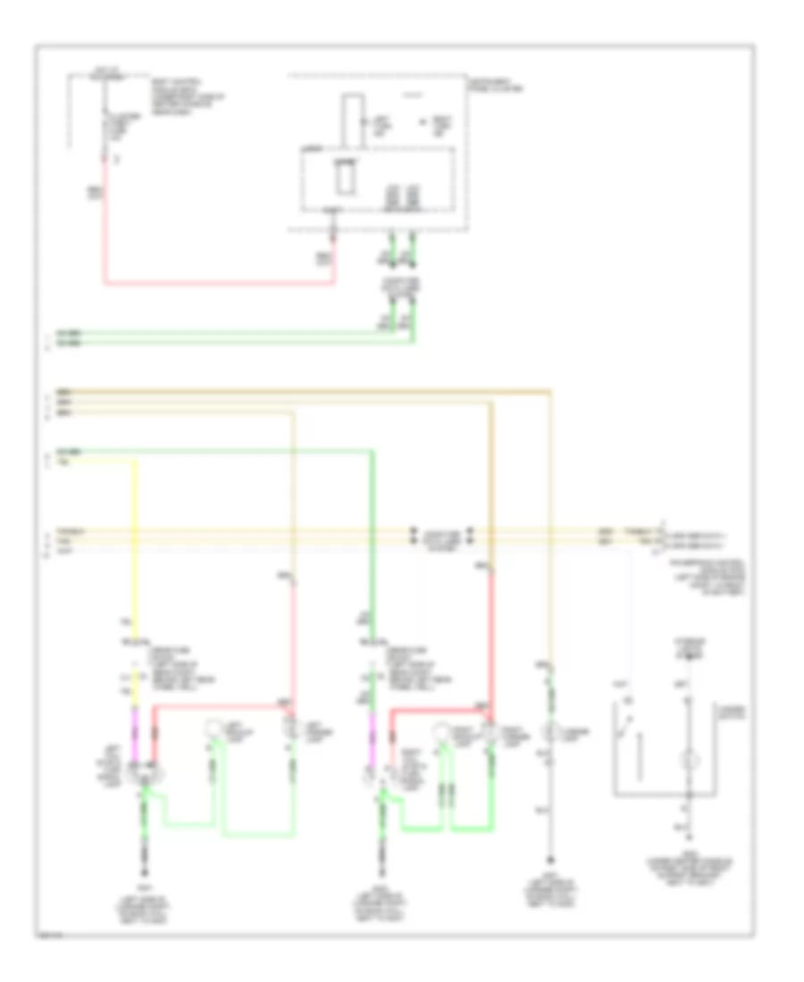 Exterior Lamps Wiring Diagram 2 of 2 for Pontiac G6 2005