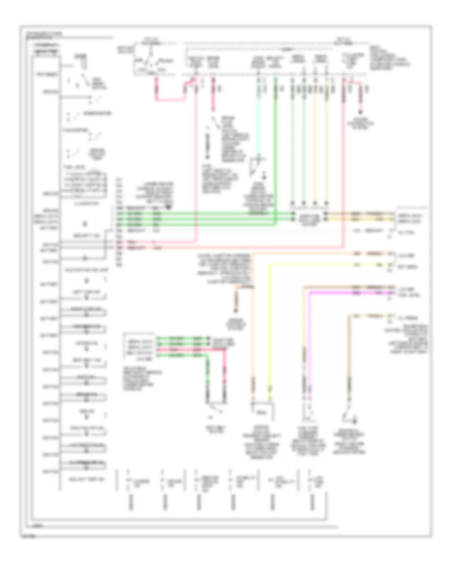 Instrument Cluster Wiring Diagram for Pontiac G6 2005