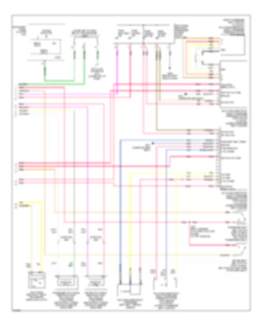 Supplemental Restraints Wiring Diagram (2 of 2) for Pontiac G5 2009
