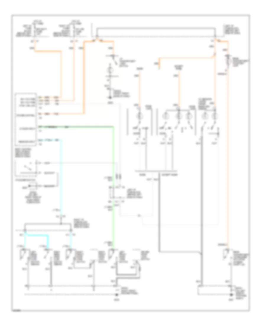 Courtesy Lamps Wiring Diagram for Pontiac Grand Am GT 2005