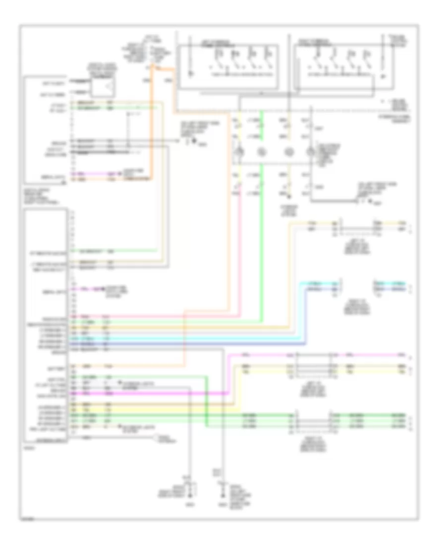 Radio Wiring Diagram with Amplifier 1 of 2 for Pontiac Grand Am GT 2005