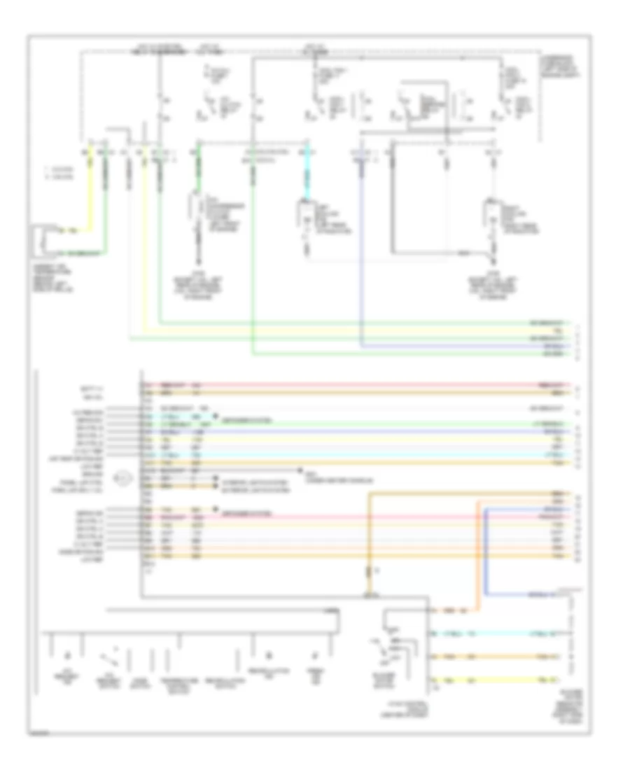 Manual A C Wiring Diagram 1 of 2 for Pontiac G6 2009