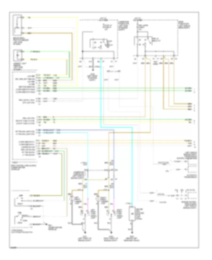 Exterior Lamps Wiring Diagram 1 of 2 for Pontiac G6 2009