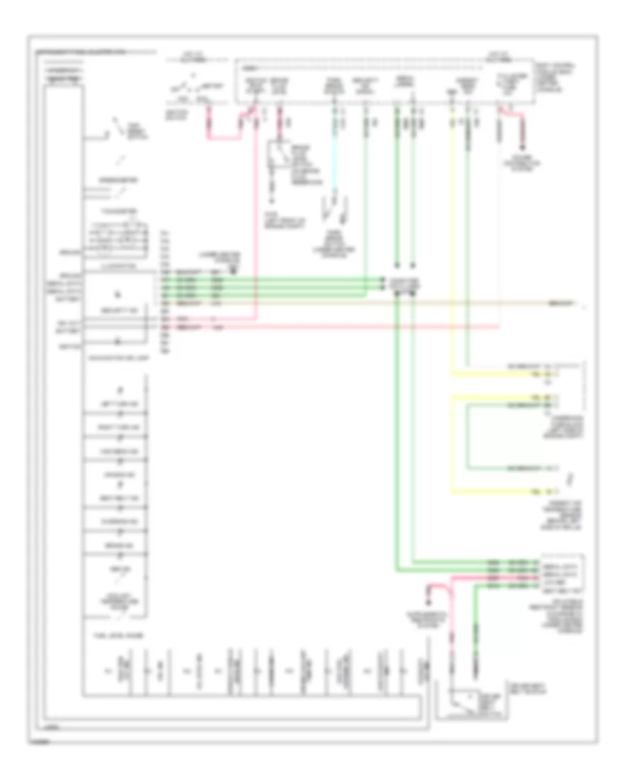 Instrument Cluster Wiring Diagram 1 of 2 for Pontiac G6 2009