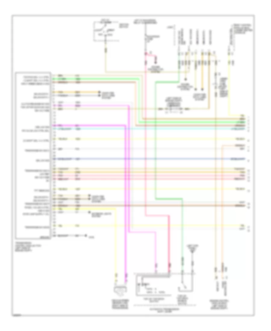3 9L VIN 1 Transmission Wiring Diagram 1 of 2 for Pontiac G6 2009