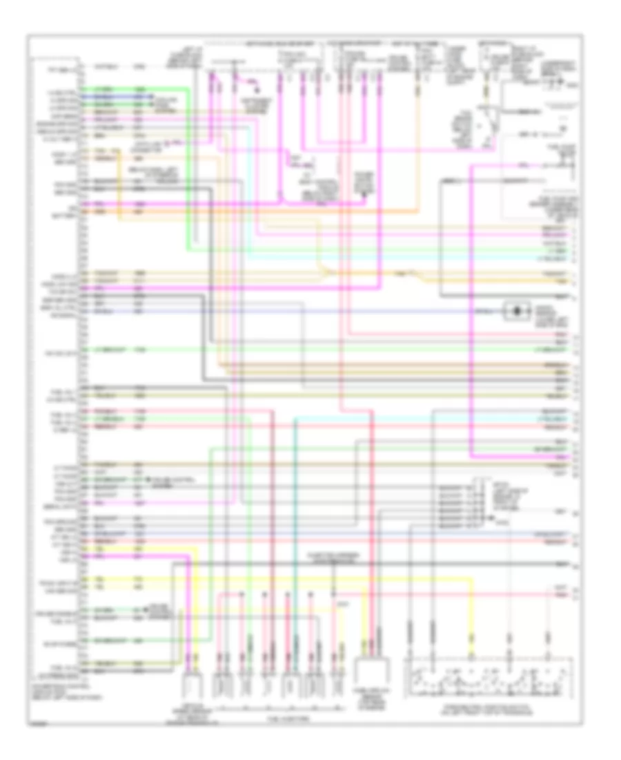 3.4L VIN E, Engine Performance Wiring Diagram (1 of 3) for Pontiac Grand Am SCT 2005
