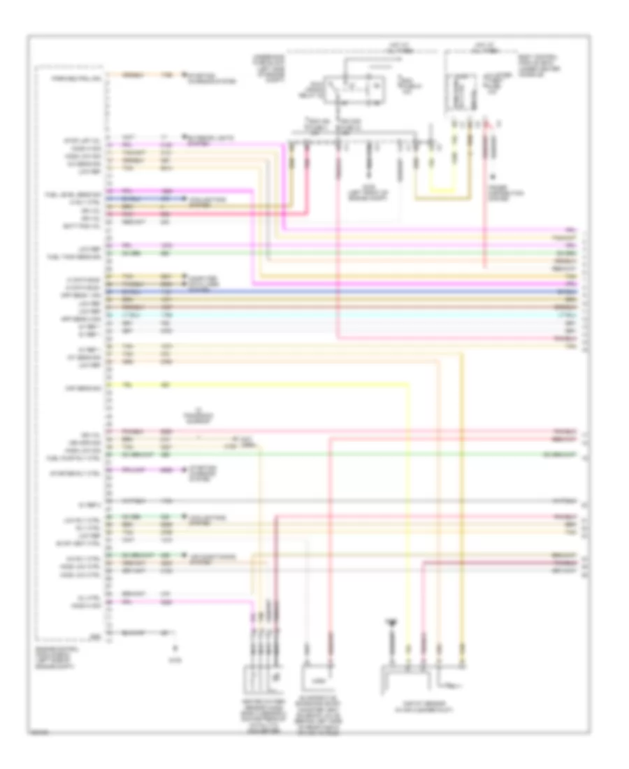3.9L VIN 1, Engine Performance Wiring Diagram (1 of 4) for Pontiac G6 GXP 2009