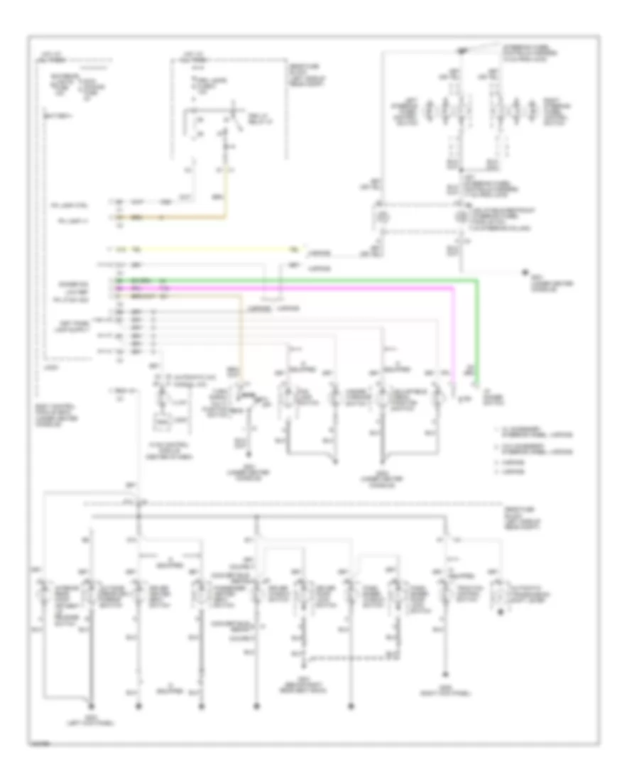 Instrument Illumination Wiring Diagram for Pontiac G6 GXP 2009