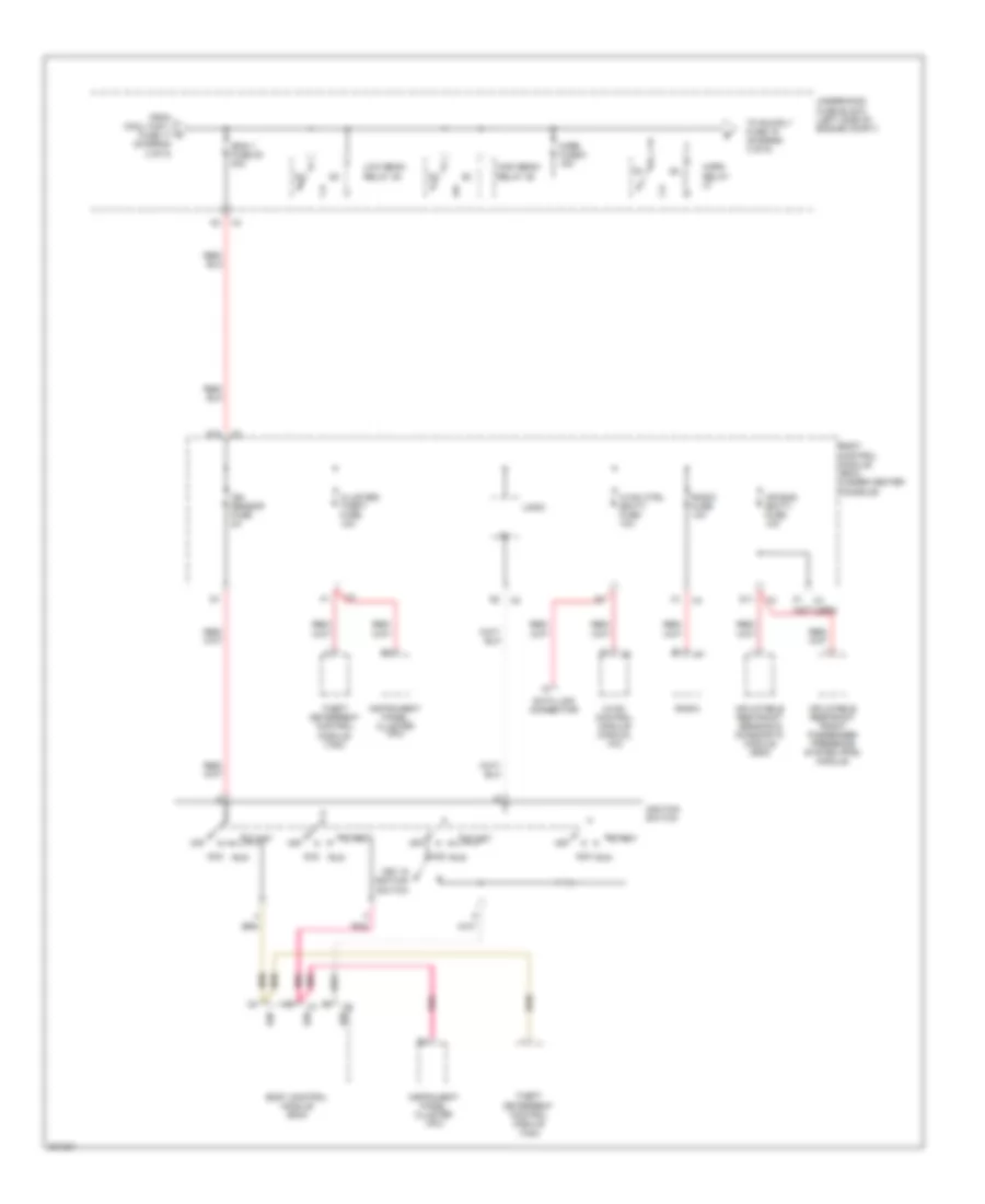 Power Distribution Wiring Diagram (3 of 5) for Pontiac G6 GXP 2009