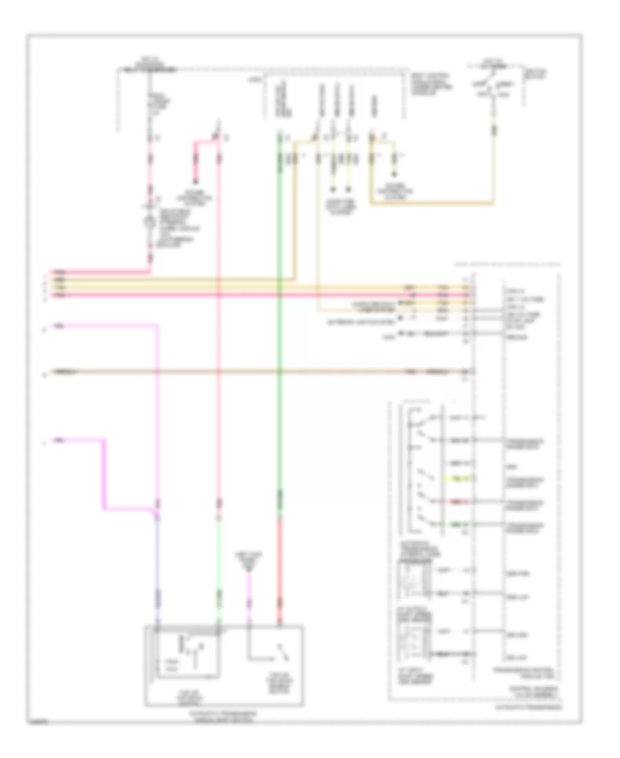 3.6L VIN 7, Transmission Wiring Diagram (2 of 2) for Pontiac G6 GXP 2009