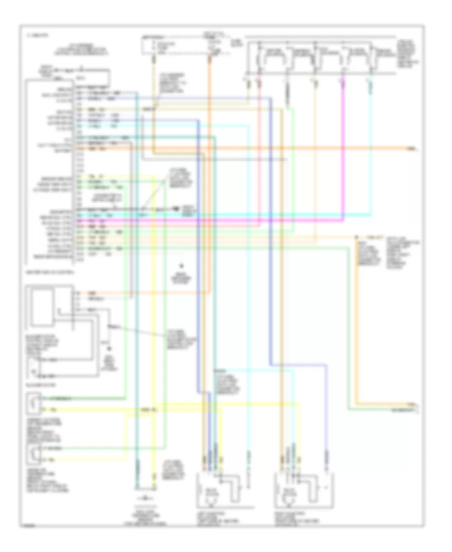 A C Wiring Diagram Auto A C 1 of 2 for Pontiac Grand Prix GTP 1998