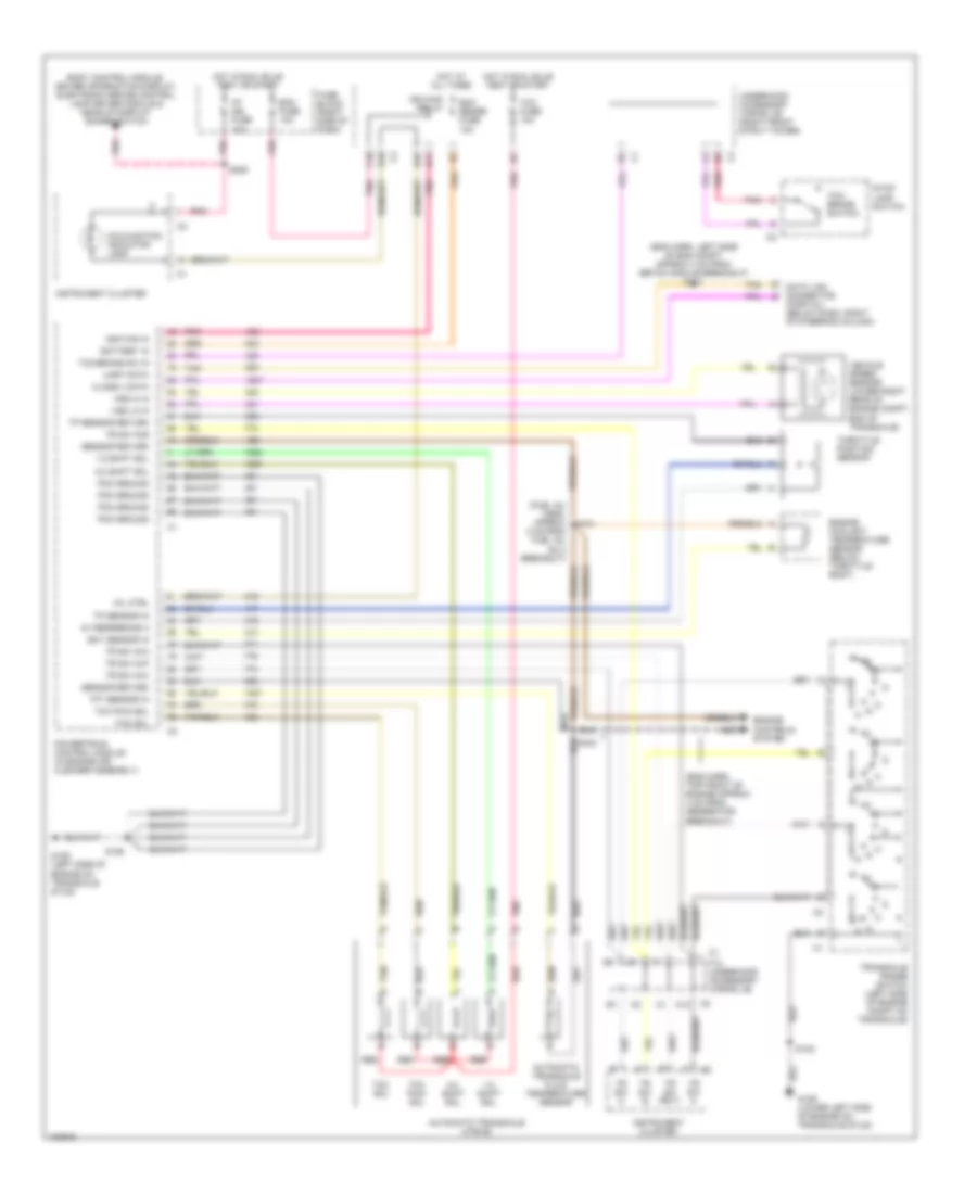 3 1L VIN M Transmission Wiring Diagram 4T60 E for Pontiac Grand Prix GTP 1998