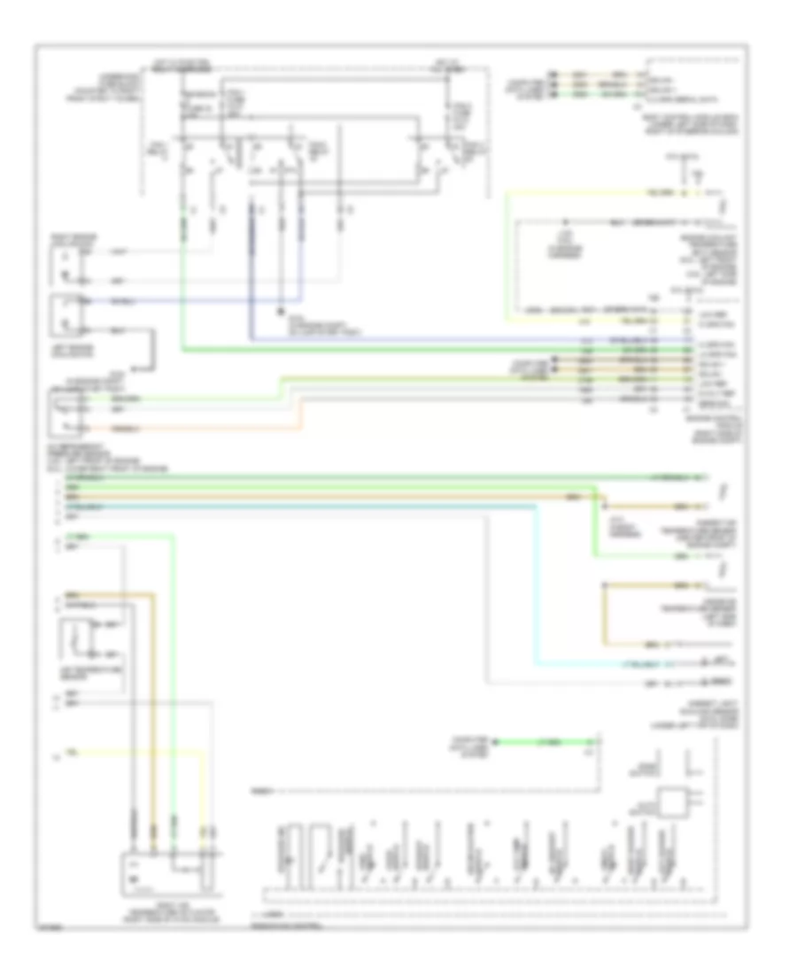 Automatic AC Wiring Diagram (2 of 2) for Pontiac G8 2009