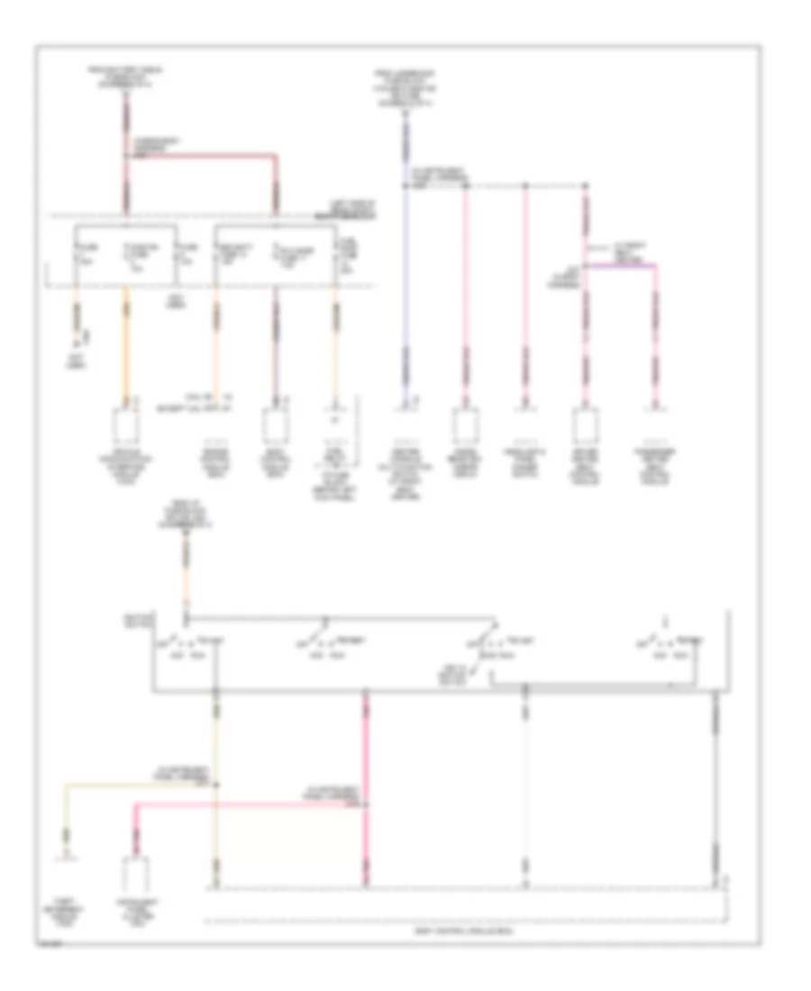Power Distribution Wiring Diagram (4 of 4) for Pontiac G8 2009