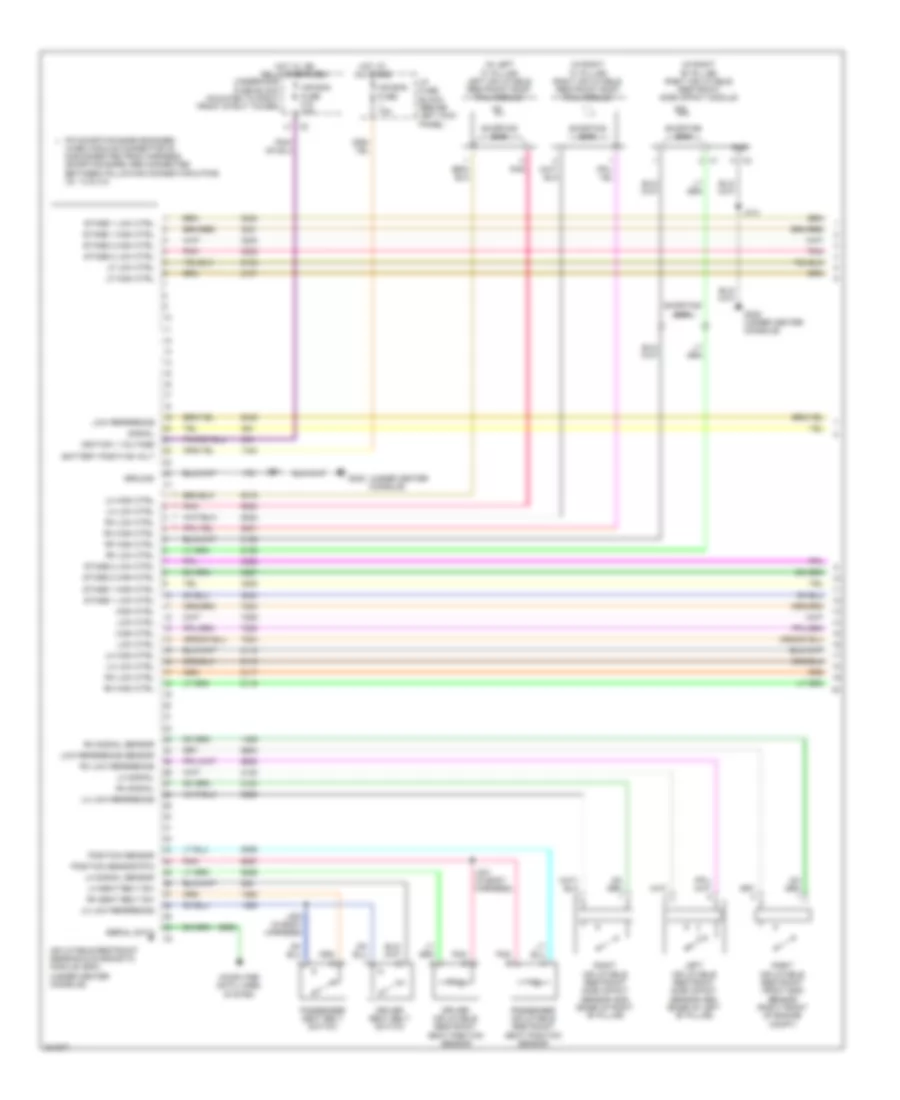 Supplemental Restraints Wiring Diagram 1 of 3 for Pontiac G8 2009