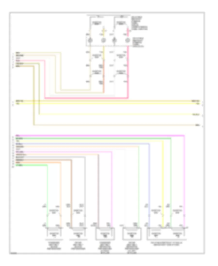 Supplemental Restraints Wiring Diagram (2 of 3) for Pontiac G8 2009