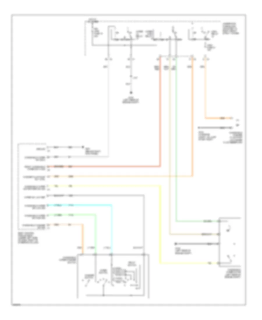 Wiper Washer Wiring Diagram for Pontiac G8 2009