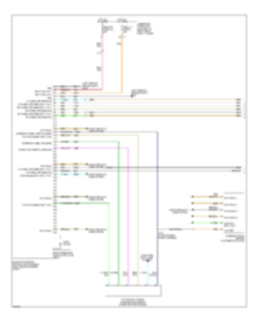 Anti lock Brakes Wiring Diagram 1 of 2 for Pontiac G8 GT 2009