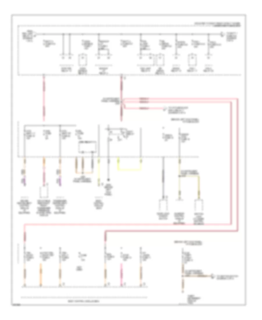 Power Distribution Wiring Diagram (2 of 4) for Pontiac G8 GT 2009