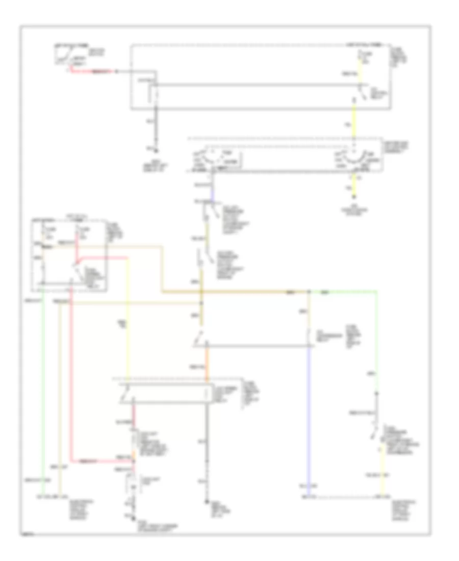 Cooling Fan Wiring Diagram with A C for Pontiac LeMans VL 1992