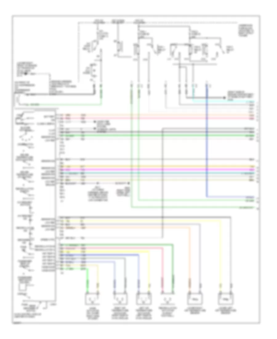 3 8L VIN 2 Automatic A C Wiring Diagram 1 of 2 for Pontiac Grand Prix GTP 2005