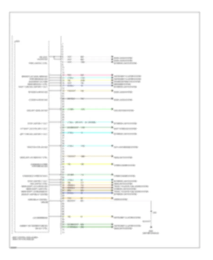 Body Control Modules Wiring Diagram 1 of 4 for Pontiac Solstice 2009