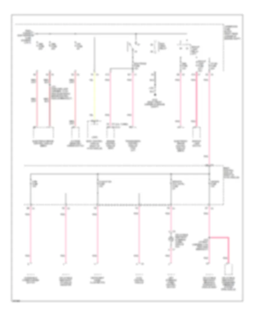 Power Distribution Wiring Diagram (3 of 3) for Pontiac Solstice 2009