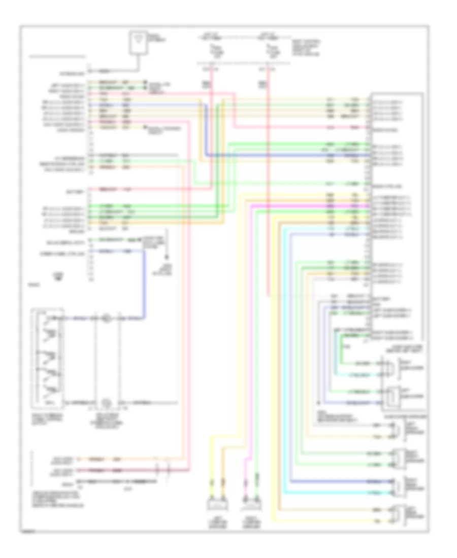 Radio Wiring Diagram with Amplifier for Pontiac Solstice 2009