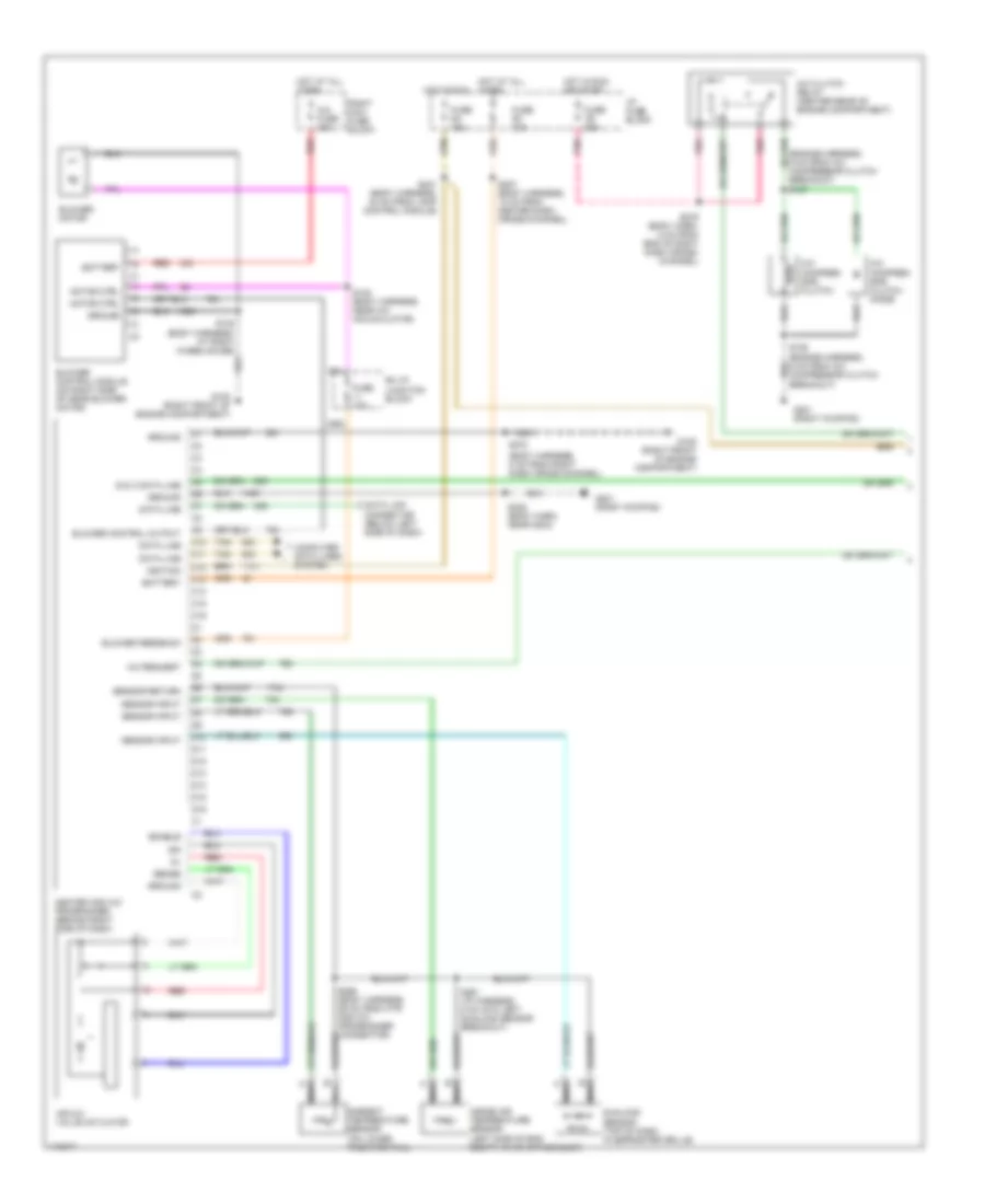 Automatic A C Wiring Diagram 1 of 2 for Pontiac Bonneville SLE 1999