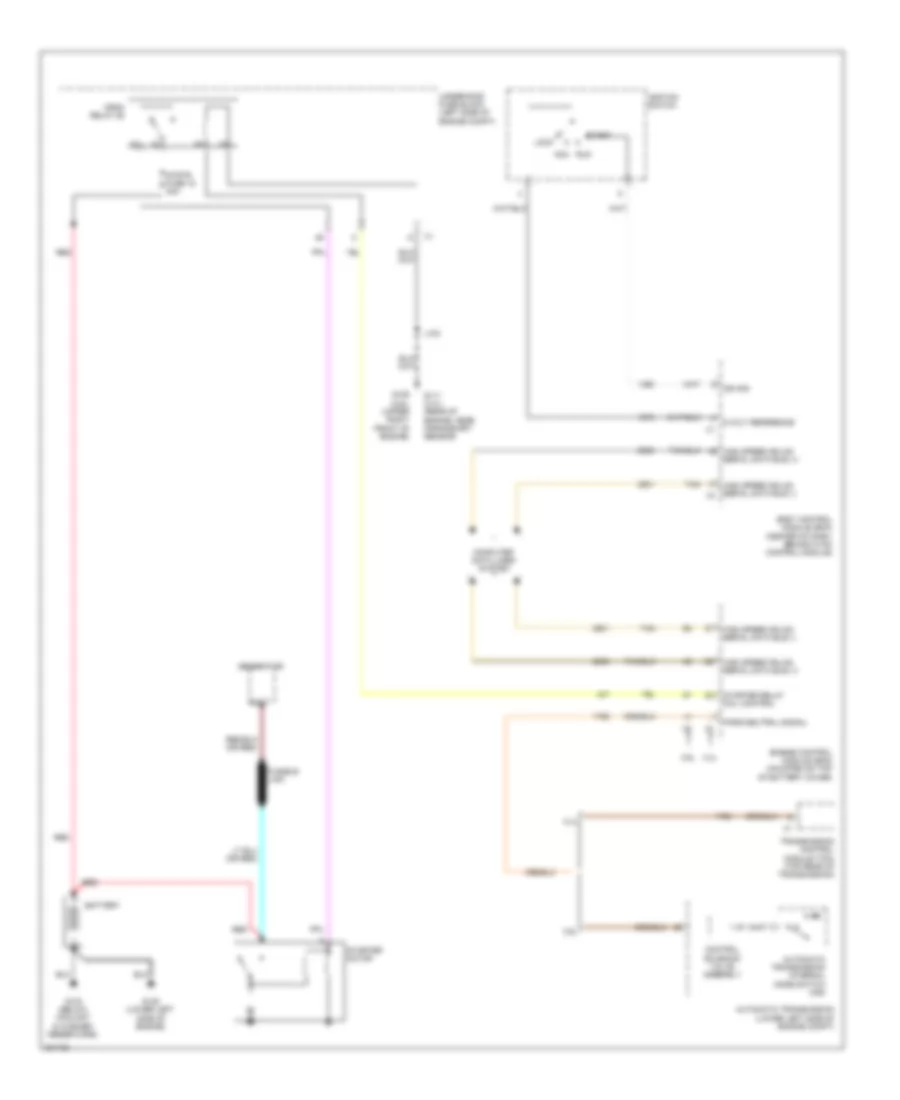 Starting Wiring Diagram for Pontiac Torrent GXP 2009