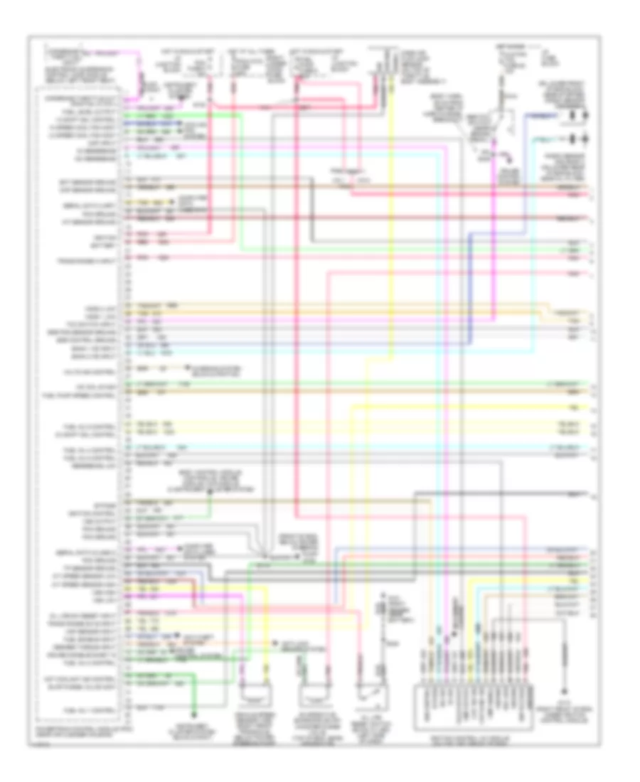 3 8L VIN 1 Engine Performance Wiring Diagrams 1 of 4 for Pontiac Bonneville SSE 1999