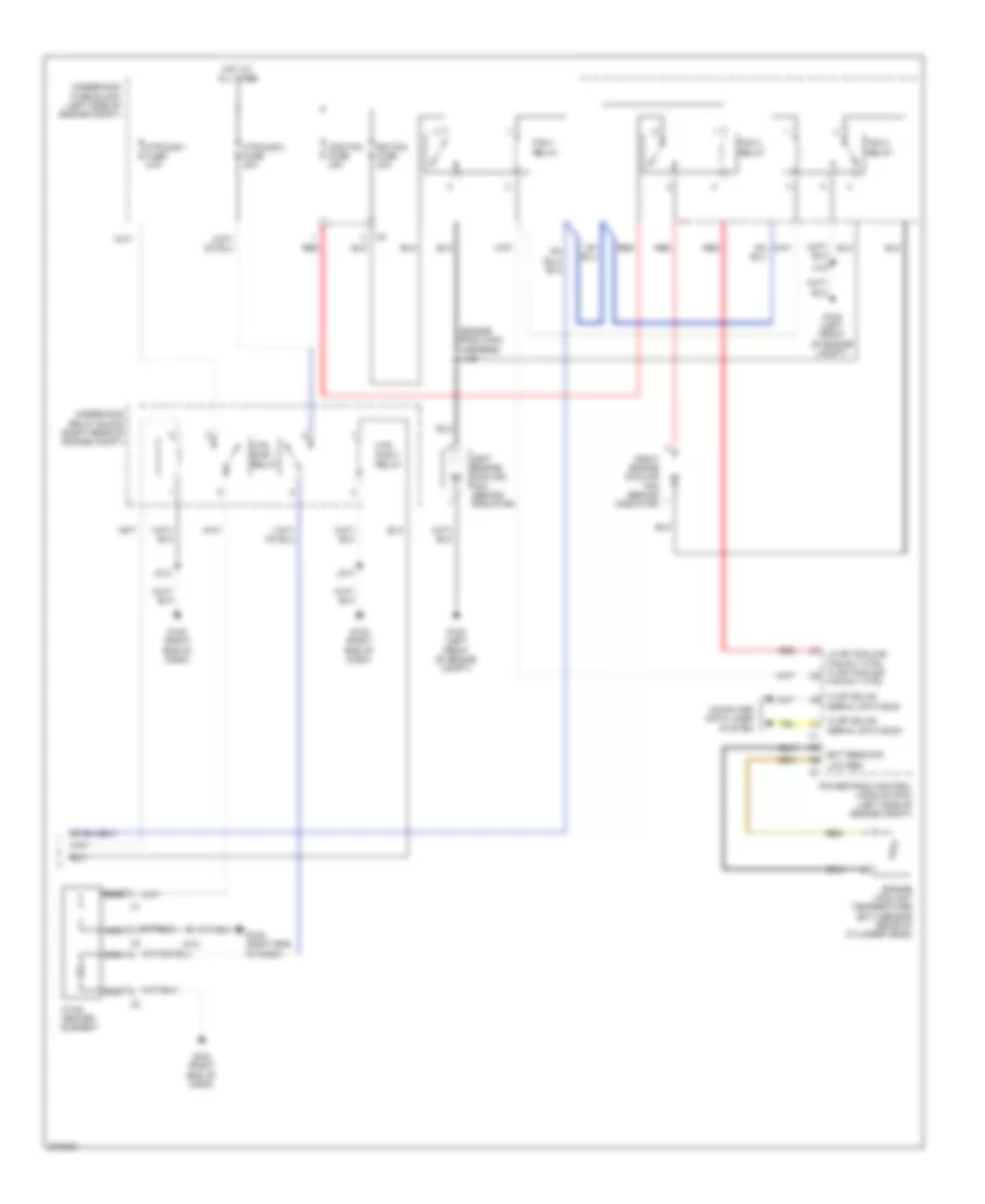 2.4L VIN 0, Manual AC Wiring Diagram (2 of 2) for Pontiac Vibe 2009