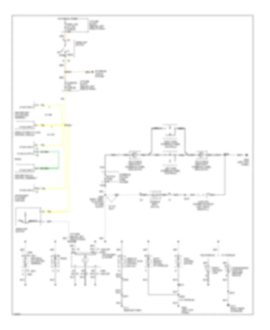 Instrument Illumination Wiring Diagram for Pontiac Bonneville SSEi 1999