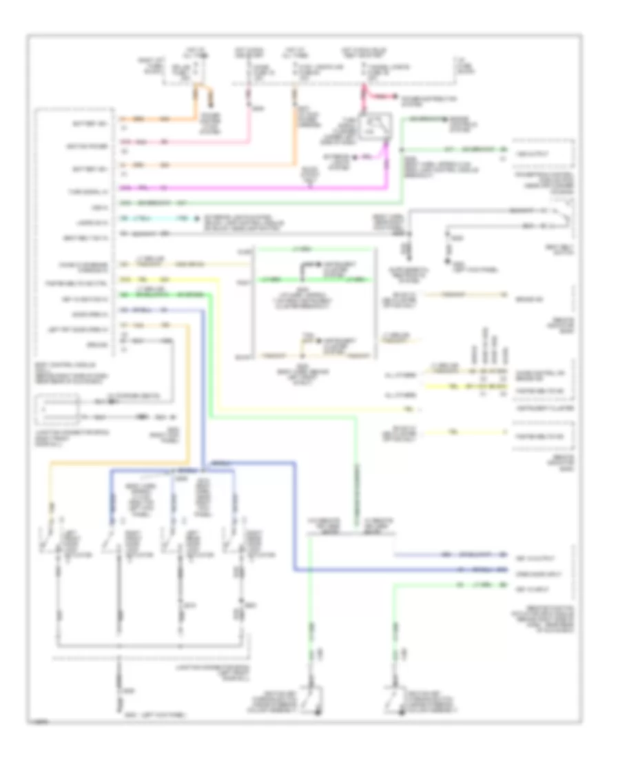 Warning System Wiring Diagrams for Pontiac Bonneville SSEi 1999