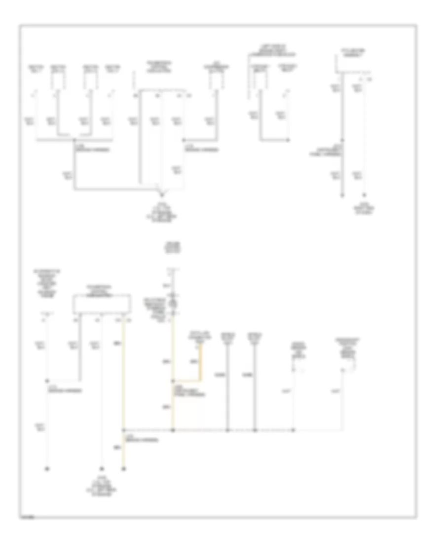 Ground Distribution Wiring Diagram 2 of 4 for Pontiac Vibe GT 2009