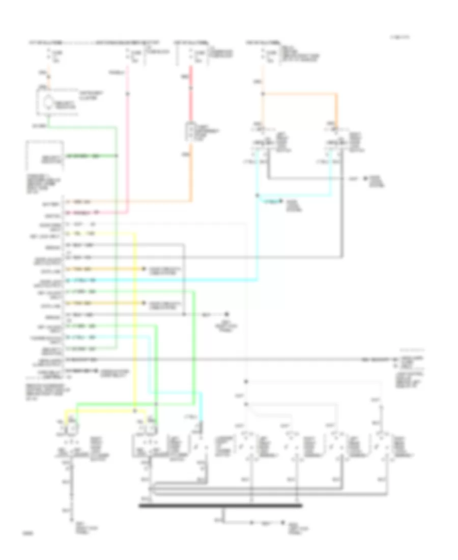 Forced Entry Wiring Diagram for Pontiac Bonneville SSEi 1993
