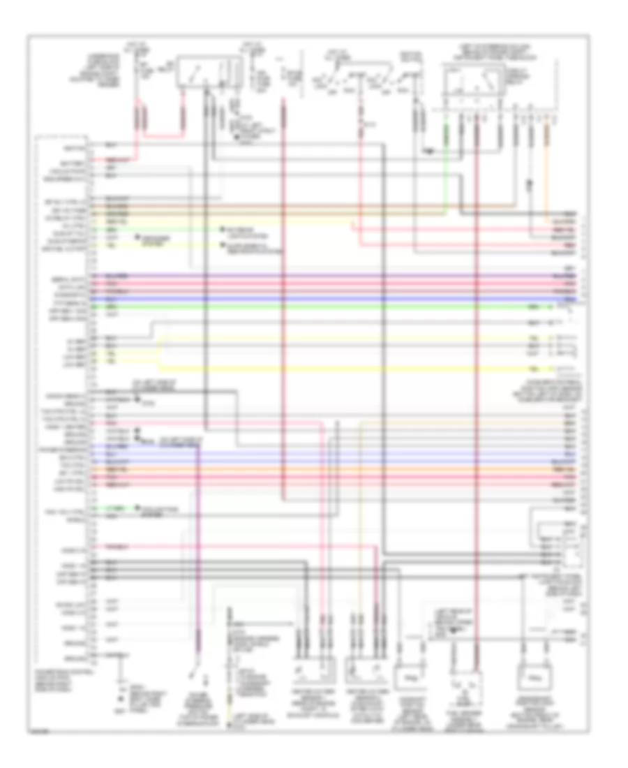 1 8L VIN 8 Engine Performance Wiring Diagram FWD 1 of 3 for Pontiac Vibe 2005