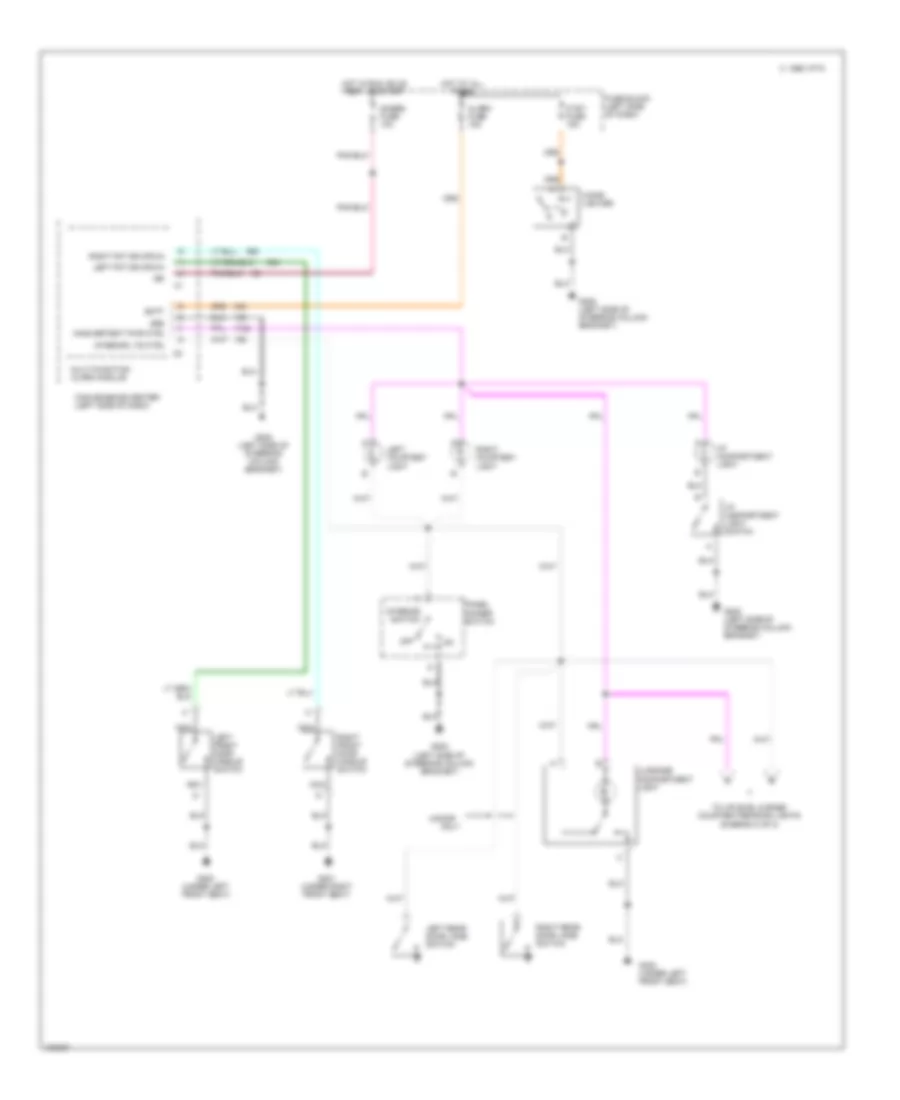 Courtesy Lamps Wiring Diagram 1 of 2 for Pontiac Grand Am GT 1993