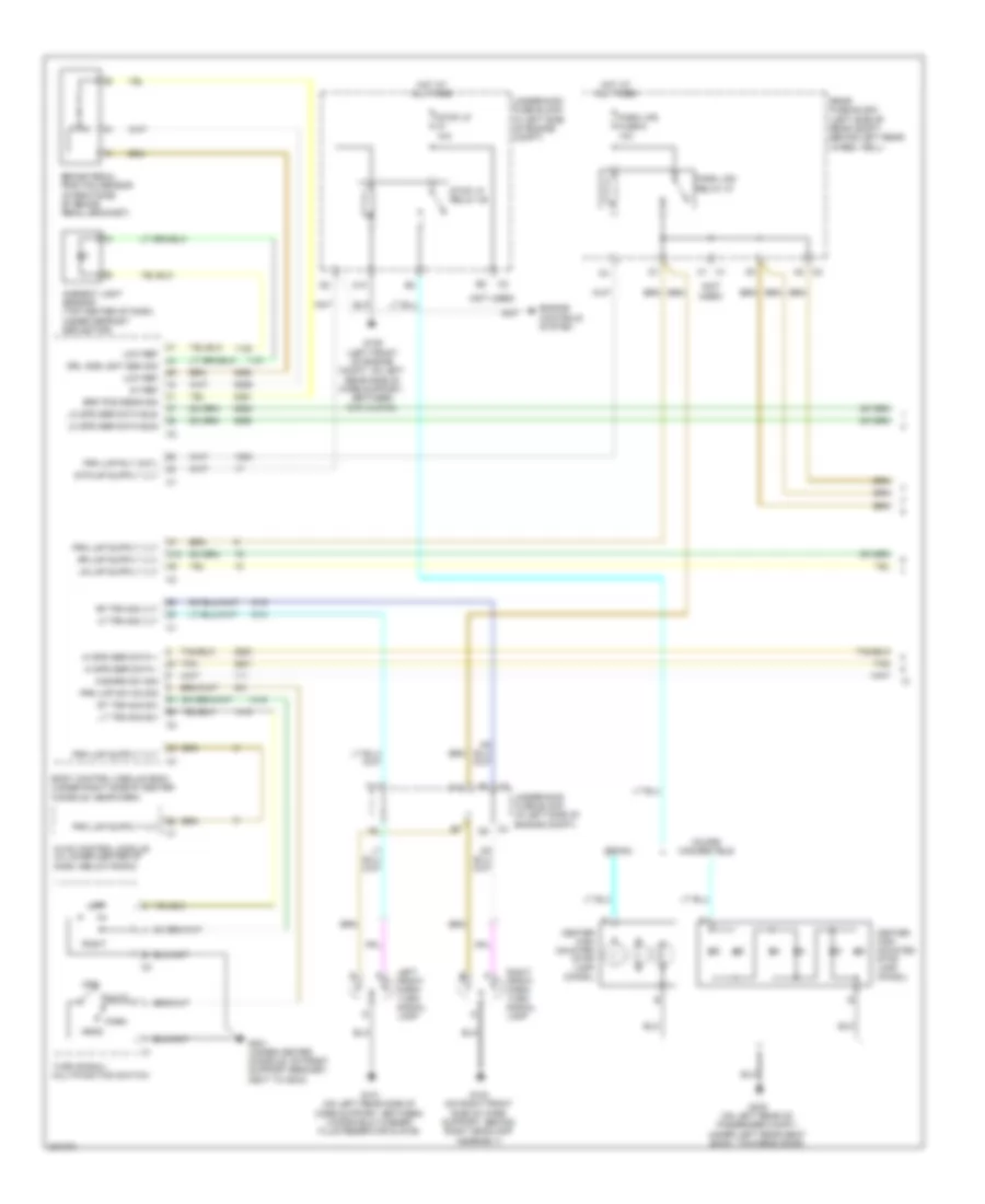 Exterior Lamps Wiring Diagram 1 of 2 for Pontiac G6 2006