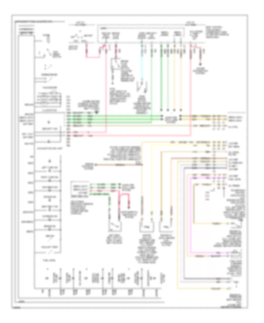 Instrument Cluster Wiring Diagram for Pontiac G6 2006