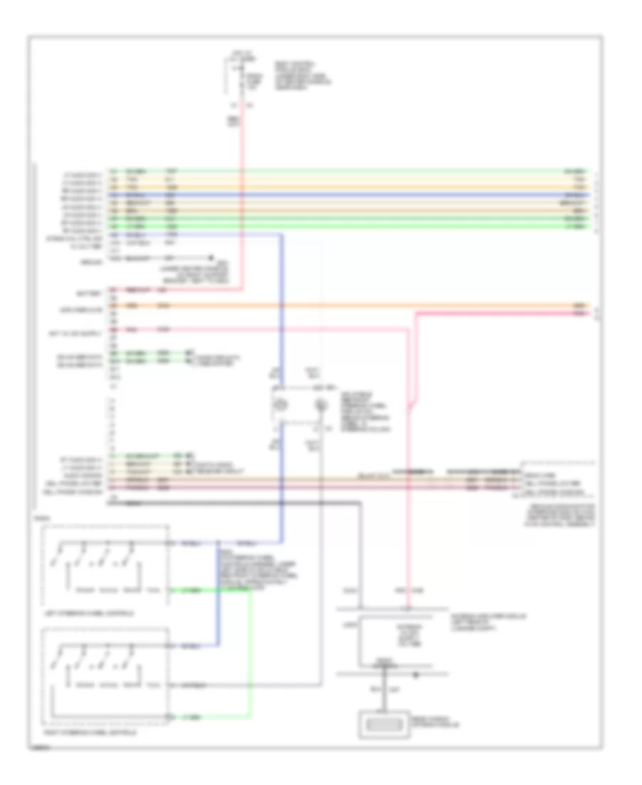 8-Speaker System Wiring Diagram, Except Convertible (1 of 2) for Pontiac G6 2006