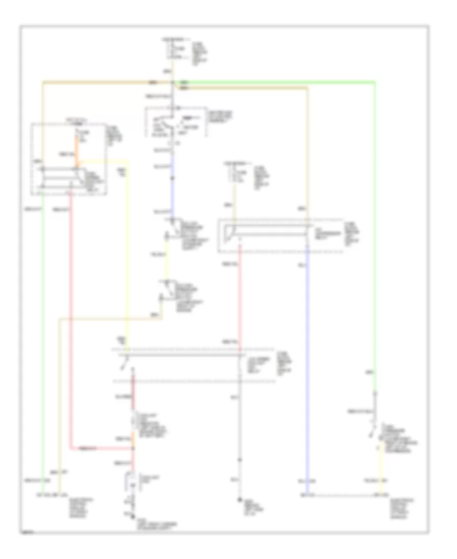 Cooling Fan Wiring Diagram with A C for Pontiac LeMans VL 1993