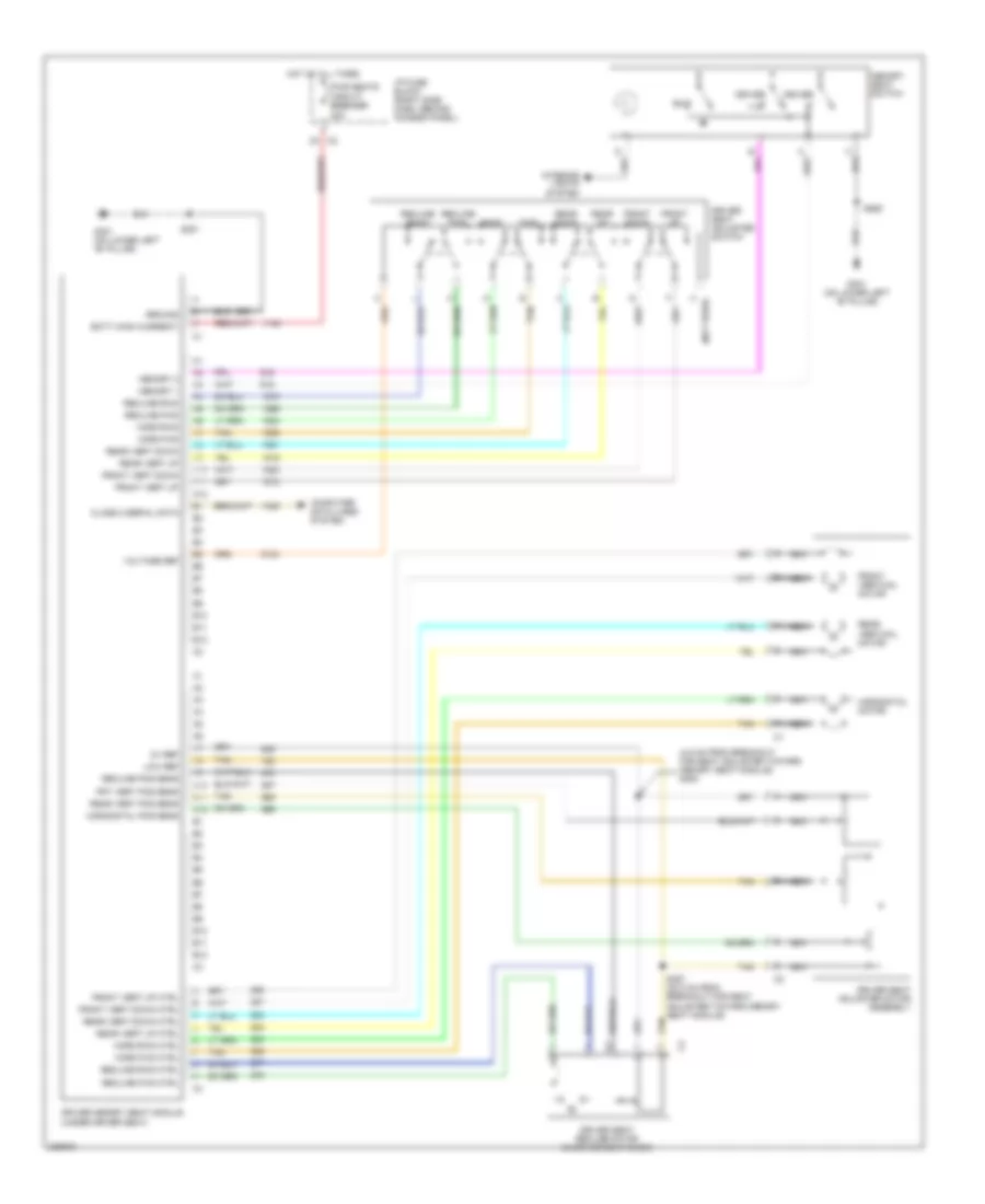 Memory Systems Wiring Diagram for Pontiac Montana SV6 2006