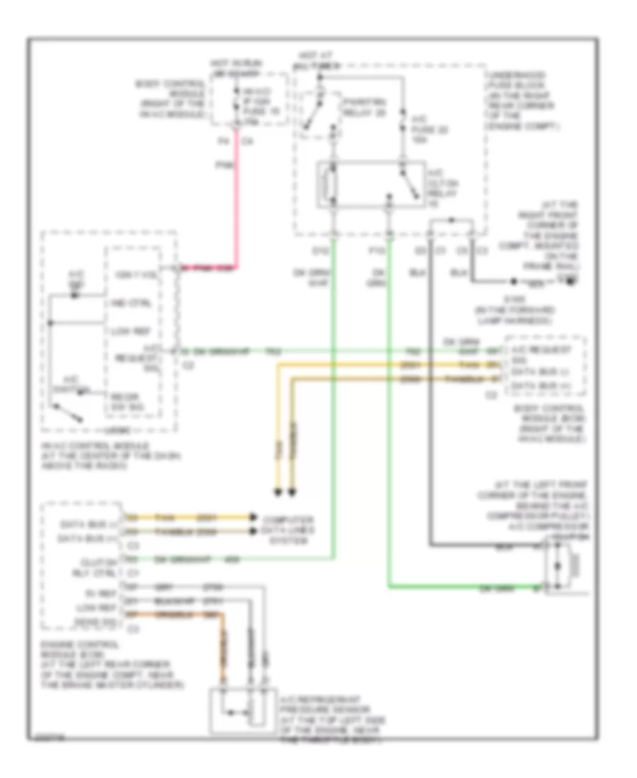 Compressor Wiring Diagram for Pontiac Solstice 2006