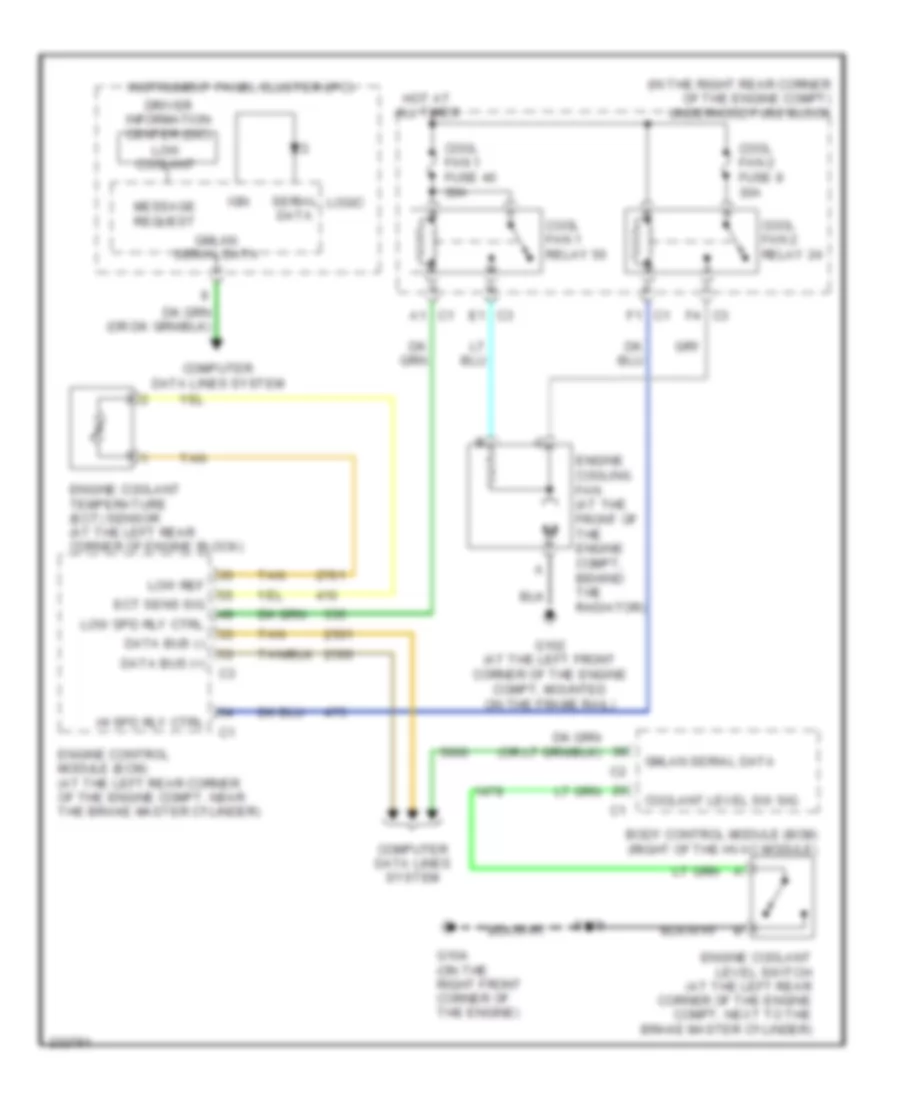 Cooling Fan Wiring Diagram for Pontiac Solstice 2006