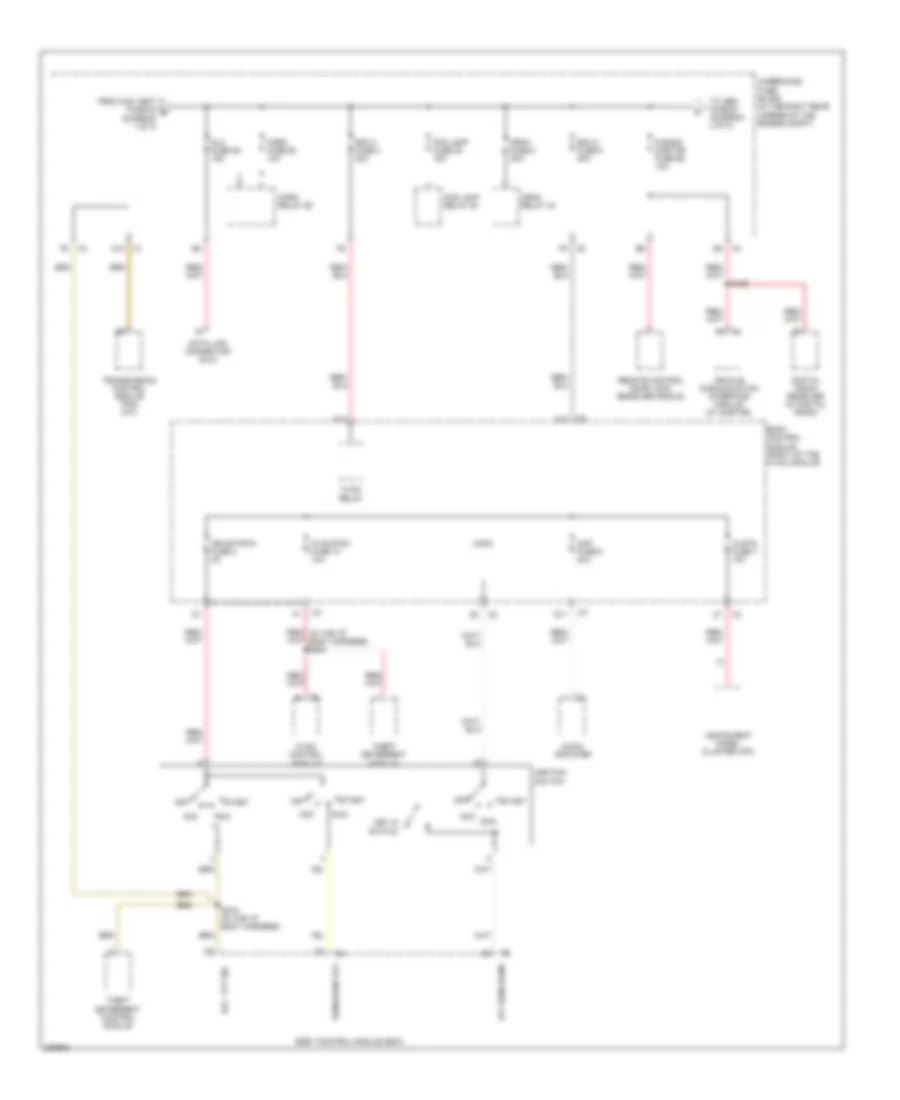 Power Distribution Wiring Diagram 2 of 3 for Pontiac Solstice 2006